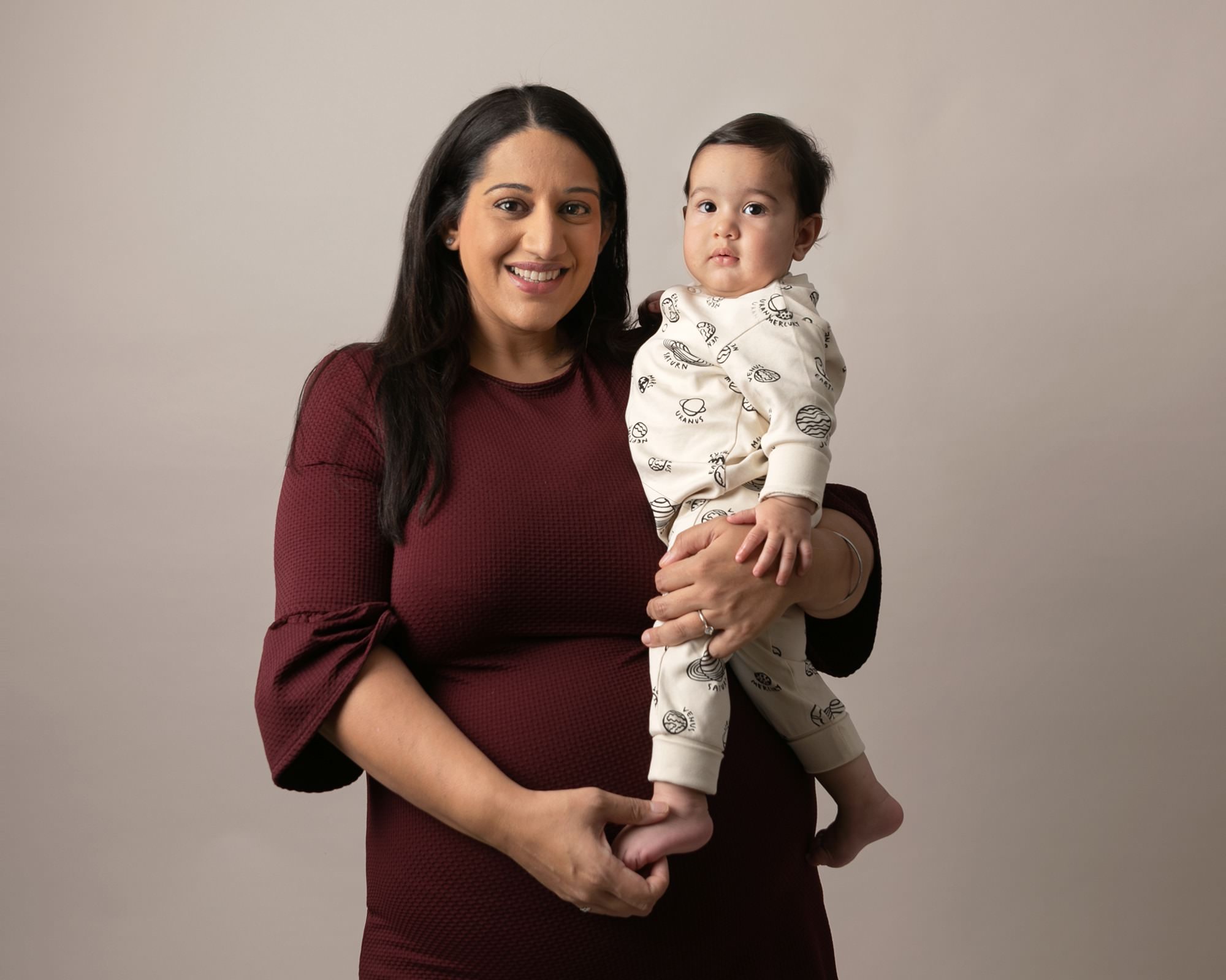 Baby boy with Mum. mage taken at photoshoot with Glasgow Baby Photographer